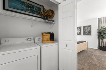 Washer/dryer included
